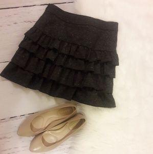 Loft ruffle skirt NWT